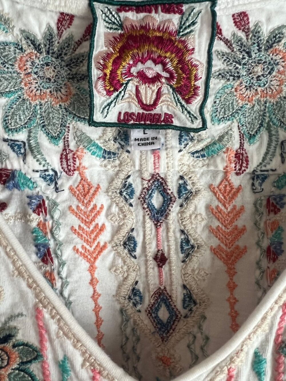 Johnny Was Tua Knit Embroidered Top - Picture 2 of 10